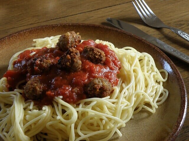 スパゲッティミートボール